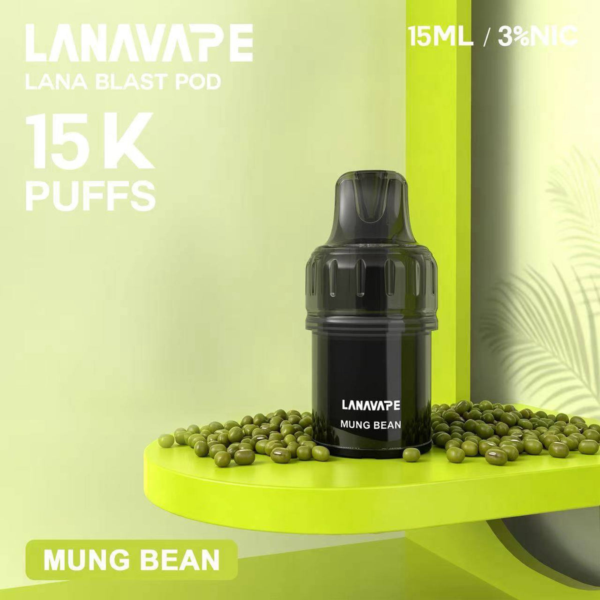 拉娜LANA BLAST 15000口拋棄式｜15ML 搭配可充電主機 【買三盒送1支專用主機】